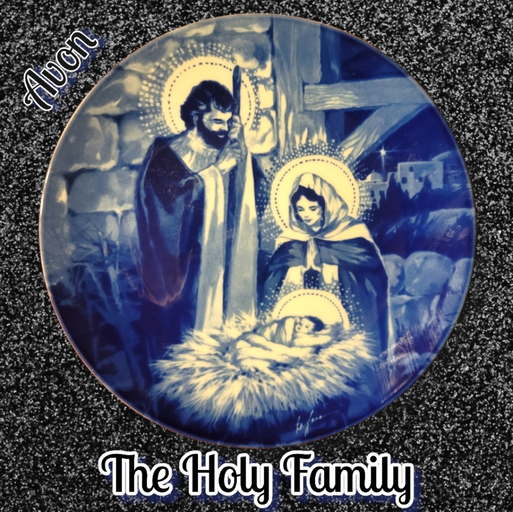 Vtg Avon 1991 "The Holy Family" Joseph Mary Jesus Manger Bethlehem